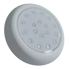 Refletor Led 18w 80mm Luminária Rgb Piscina Rosca 1/2 Pol. 12vcc Foto  mini 1