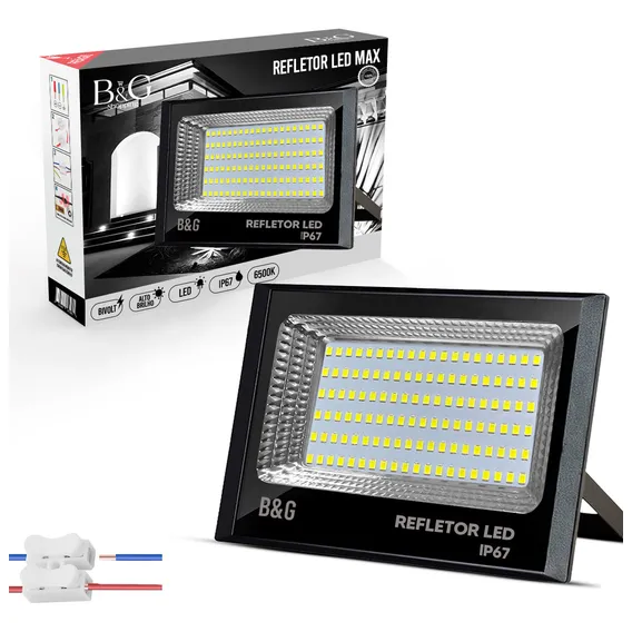 Refletor Led 200w Holofote Bivolt Prova D'água Branco Frio Foto 1