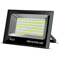 Refletor Led 200w Holofote Bivolt Prova D'água Branco Frio Foto mini  2