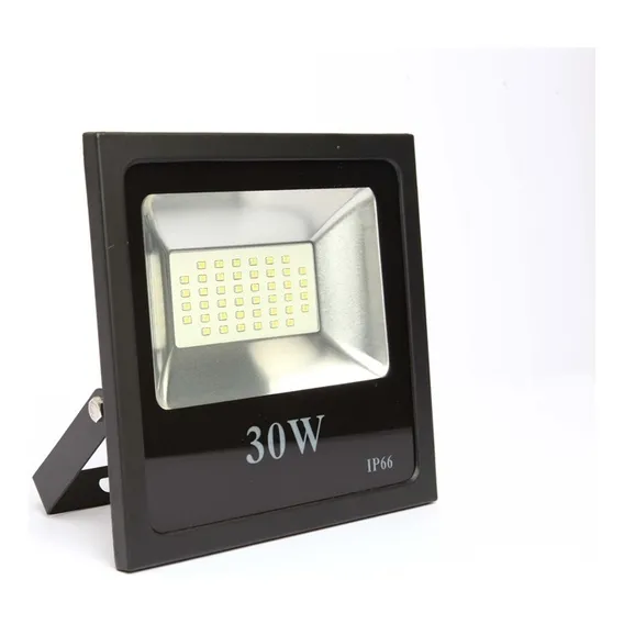 Refletor Led 30w Smd Holofote Ledgold Ip66 Branco Quente Foto 1