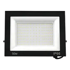 Refletor Led 50w Holofote Bivolt Prova D'água Ip66 Frio Foto mini 1