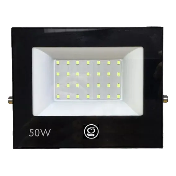Refletor Led 50w Smd Holofote Prova Dágua Branco Frio 6500k Foto 1