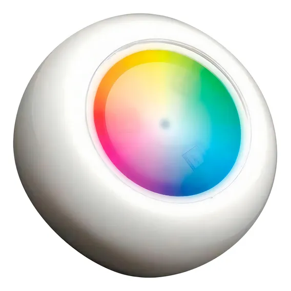 Refletor Led 9w Rgb Abs Iluminação Colorida Piscina Aqua Foto 1