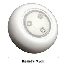 Refletor Led 9w Rgb Abs Iluminação Colorida Piscina Aqua Foto mini 2