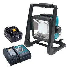 Refletor Led Híbrido 220v Bateria 18v 3,0 Ah Dml805 Makita Foto  mini 1