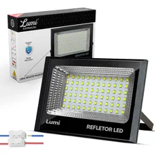 Refletor Led Holofote 100w Smd Prova Dágua Ip66 6500k Foto mini 1