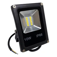 Refletor Led Holofote 10w 6500k Bivolt Ip66 - Pronta Foto  mini 1