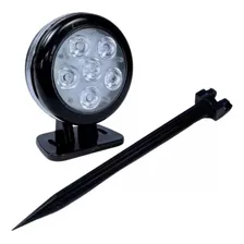 Refletor Led Iluctron Luminária Refletor Grama Fachada 6w Com Luz Branco-frio E Carcaça Preto 110v/220v Foto mini 2