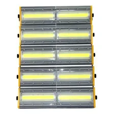 Refletor Led Linear Duplo Holofote 1000w Branco-frio 6500k Foto  mini 1