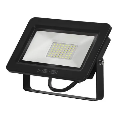 Refletor Led Luz Branca Eco 50w 6500k Black+decker 6 Pçs Foto 1