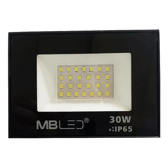 Refletor Led Slim 30w 6500k Ip65 Foto 1