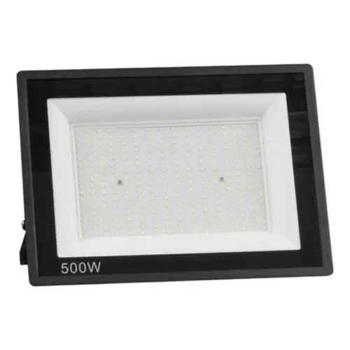 Refletor Led Smd 500w Flood Light Branco Frio Bivolt Foto 1