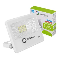 Refletor Led Smd Branco 10w Bivolt Ip66 Branco Frio Foto mini 1