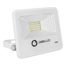 Refletor Led Smd Branco 10w Bivolt Ip66 Branco Frio Foto mini 2