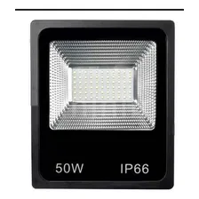 Refletor LED Swissport Refletor LED 50W Com Luz Branco-frio 127/220V Cor Preto Foto  mini 1