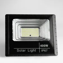 Refletor Luminária Holofote Led Placa Solar Completa 400w Foto mini 4