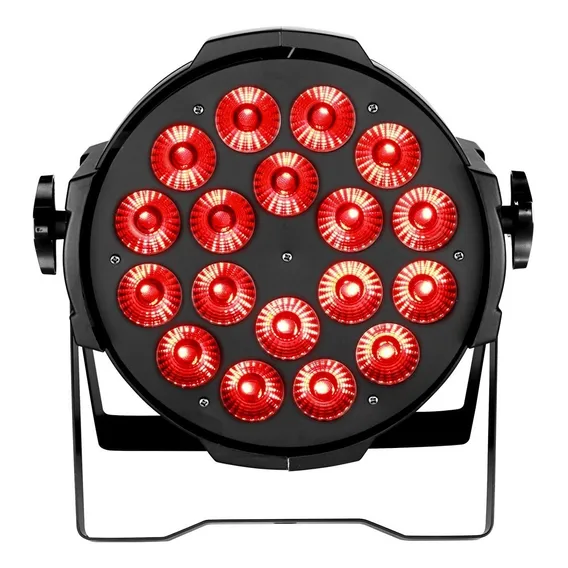 Refletor Opt Par 18 Leds 18w Rgbwa Uv 6 Em 1 Super Potente! 110v/220v (bivolt) Foto 1