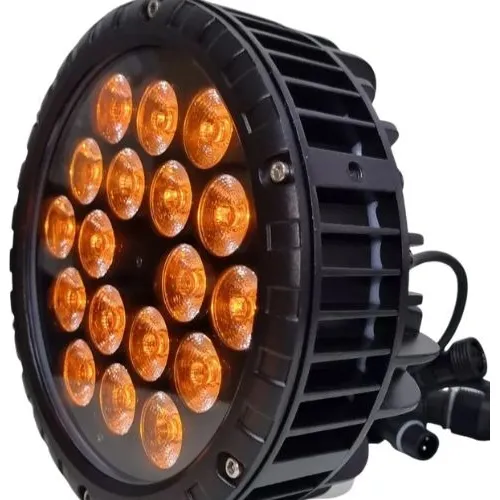 Refletor Par 64 Slim 18 Leds 18w Rgbwa Ip65 Prova Dágua 127/220v Foto 1