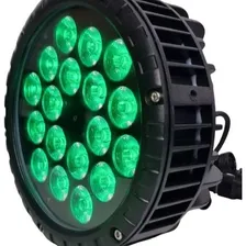 Refletor Par 64 Slim 18 Leds 18w Rgbwa Ip65 Prova Dágua 127/220v Foto mini  2