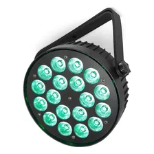 Refletor Par Led Slim 18x15w Rgbwa-uv Dj Festas Strobo Dmx 127/220V Foto mini 3