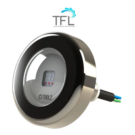 Refletor Para Piscina Power Led Tholz Rgb 9w Inox Foto 1