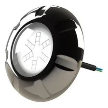 Refletor Power Led Luz Branca 9w Em Inox Iluminação Piscina Foto mini 3