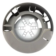 Refletor Power Led Luz Branca 9w Em Inox Iluminação Piscina Foto mini 1