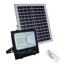 Refletor Solar 40w Holofote 4 Uni Luminaria Placa Sensor Foto mini 3
