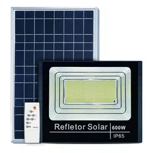 Refletor Solar Led Holofote 600w + Placa Solar + Controle Foto mini 1