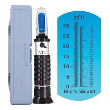 Refratômetro Profissional Lorben com 3 Escalas Brix 0-32% e Gravidade Específica com ATC para Cervejas Vinhos e Bebidas Foto  mini 1