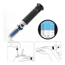 Refratometro Salinidade Aquario Marinho Agua Salgada Brix Cor Preto Foto mini 4