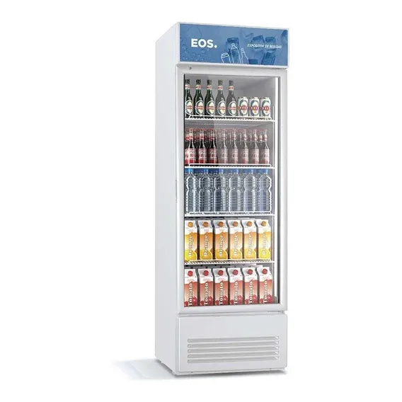 Refrigerador Expositor Vertical Eos 268l Eev300b Branco 110v Foto 1