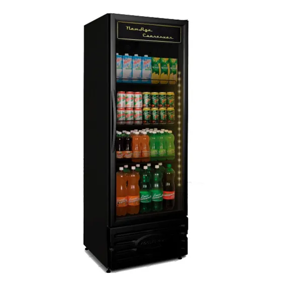 Refrigerador/expositor Vertical Linha New Age 400l Erv-400/p Cor Preto 127v Foto 1