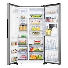 Refrigerador Side By Side Hisense 2p Frost Free 535l Inox Cor Não Especificado 110 Foto mini 4