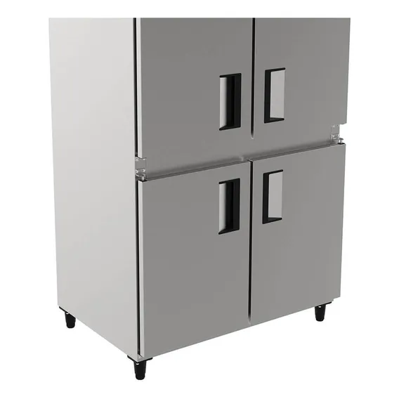 Refrigerador Vertical Ar Forçado 4 Porta 220v Vrv4p Venâncio Cor Prateado Foto 1