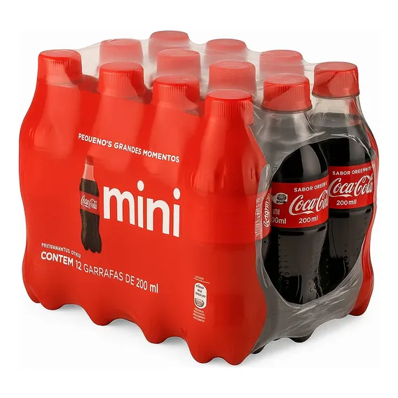 Refrigerante Coca Cola 200 Fardo Com 12 Coca-cola Tradicional Foto 1
