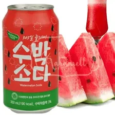 Refrigerante Coreano Sabor Melancia Nutriton & Taste - 350ml Foto mini 3