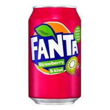 Refrigerante Fanta Morango E Kiwi - Kit Com 6 Latas 355ml Foto mini 2