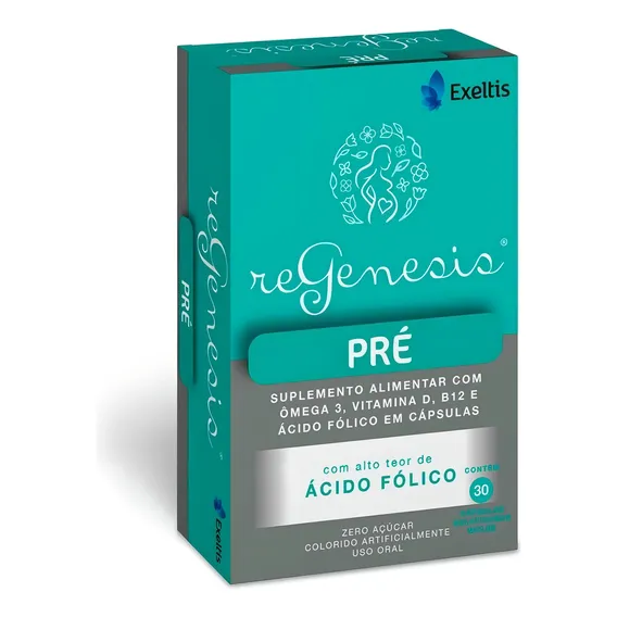 Regenesis Pré Suplemento Alimentar 30 Cápsulas - Exeltis Foto 1