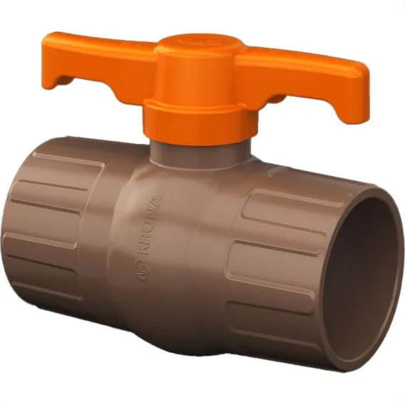 Registro Esfera Pvc Krona 20mm Liso Liso 540 Foto 1