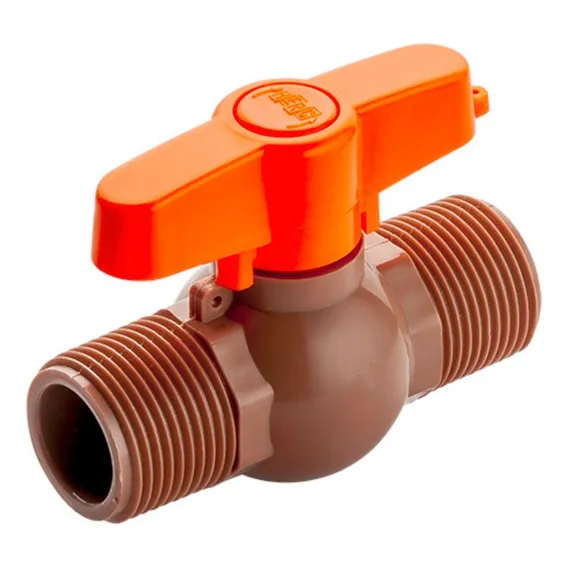 Registro Esfera Pvc Rosca Externa Herc 3/4 Foto 1