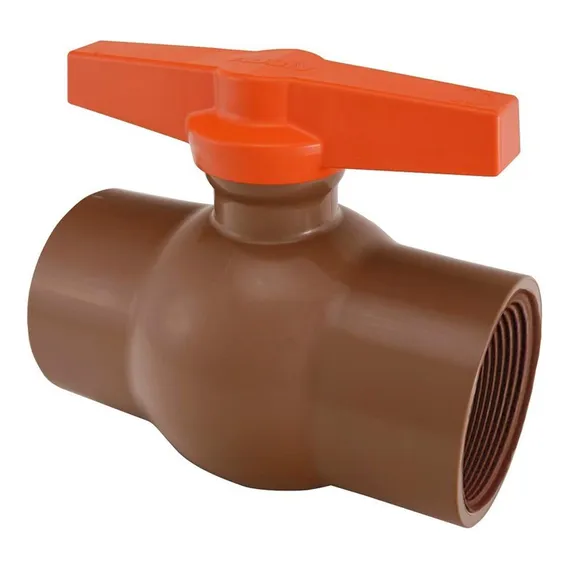 Registro Esfera Pvc Rosca Interna Viqua 1/2 - Kit C/5 Peca Foto 1