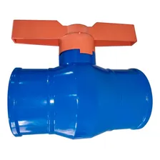 Registro Esfera Pvc Roscavel Irrigação Azul 100mm 4 Pol Foto mini 2