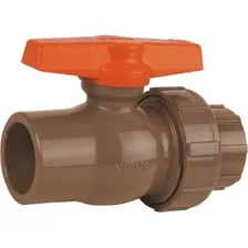 Registro Esfera Pvc Viqua Com Uniao 25mm Foto  mini 1