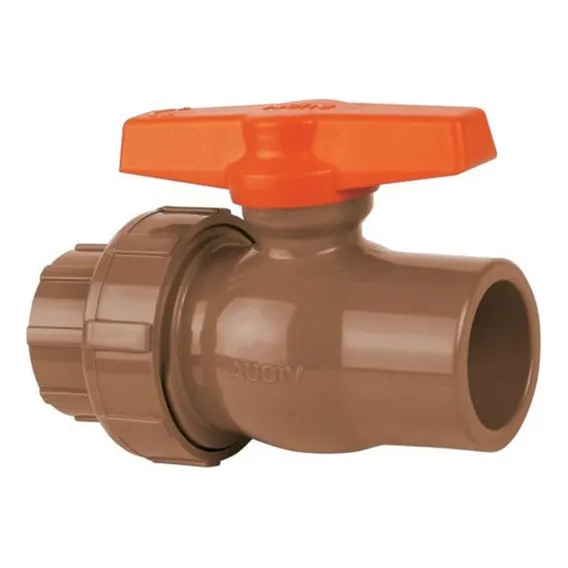 Registro Esfera Pvc Viqua Com Uniao 50mm 1070503 Foto 1