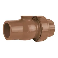 Registro Esfera Pvc Viqua Com Uniao 50mm 1070503 Foto mini  2