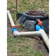 Registro Esfera Soldável 100mm Irrigação Pvc Cola Azul Foto mini 3