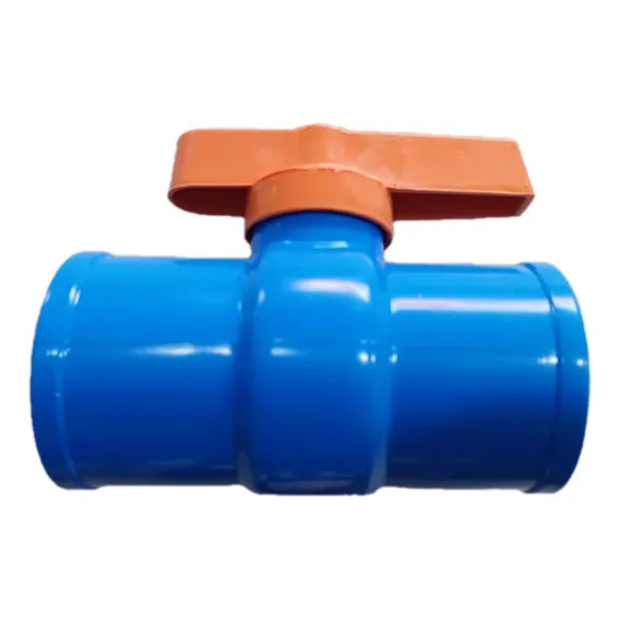 Registro Esfera Soldável 50mm Pvc Azul - Unifortte 2 Unid Foto 1