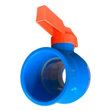 Registro Esfera Soldável 75mm Pvc Azul Unifortte Foto mini 4