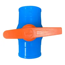 Registro Esfera Soldável 75mm Pvc Azul Unifortte Foto mini 3